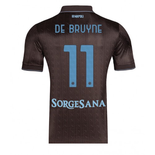 Maglia Calcio SSC Napoli Kevin De Bruyne #11 Terza Divisa 2025-26 Manica Corta